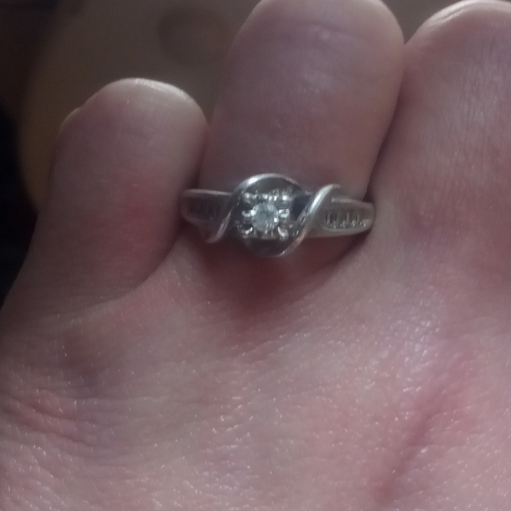 Real Natural Diamond Ring